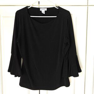 Carmen Black Women's Top, Size Large, New